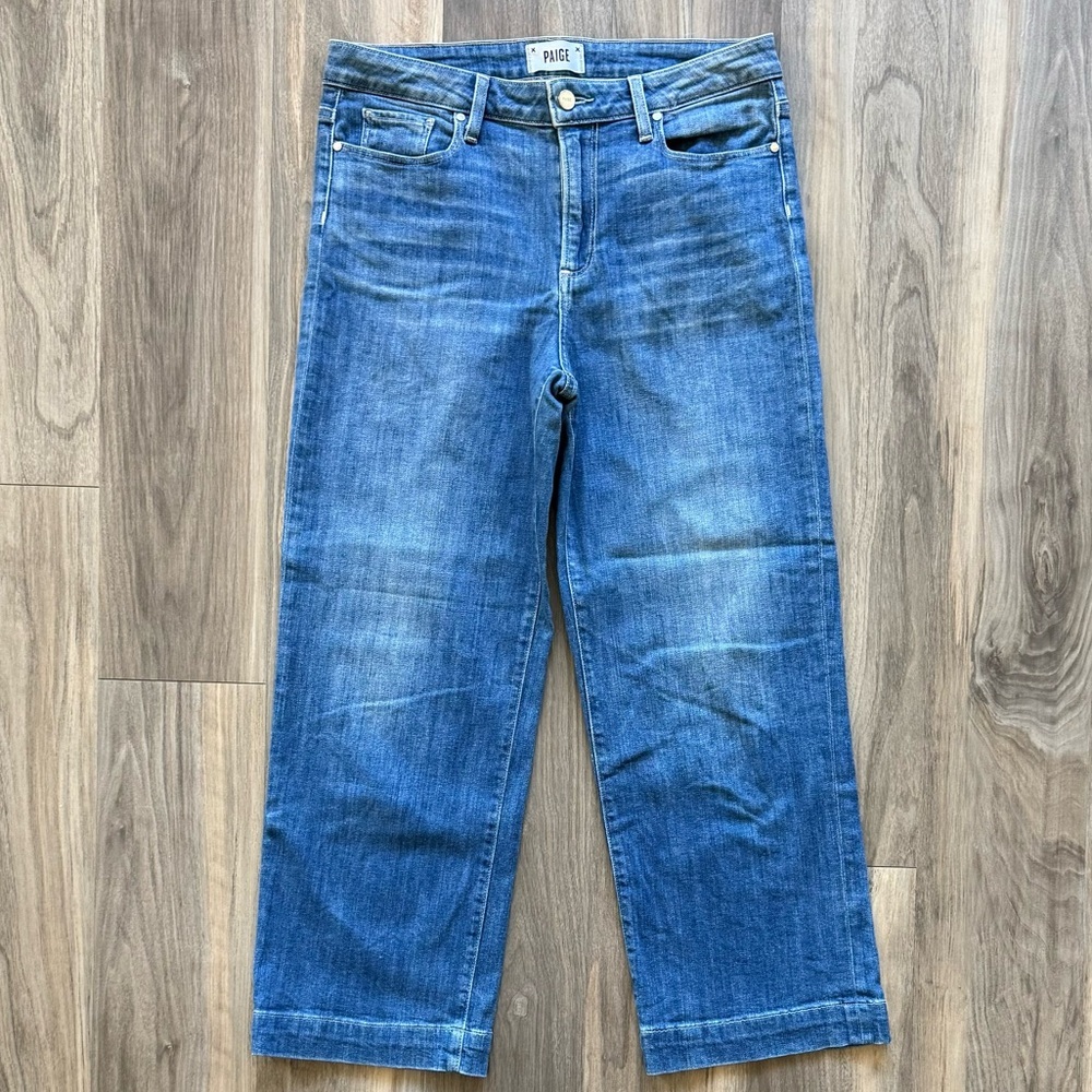 PAIGE Nellie High-Rise Culotte Jeans Size 29